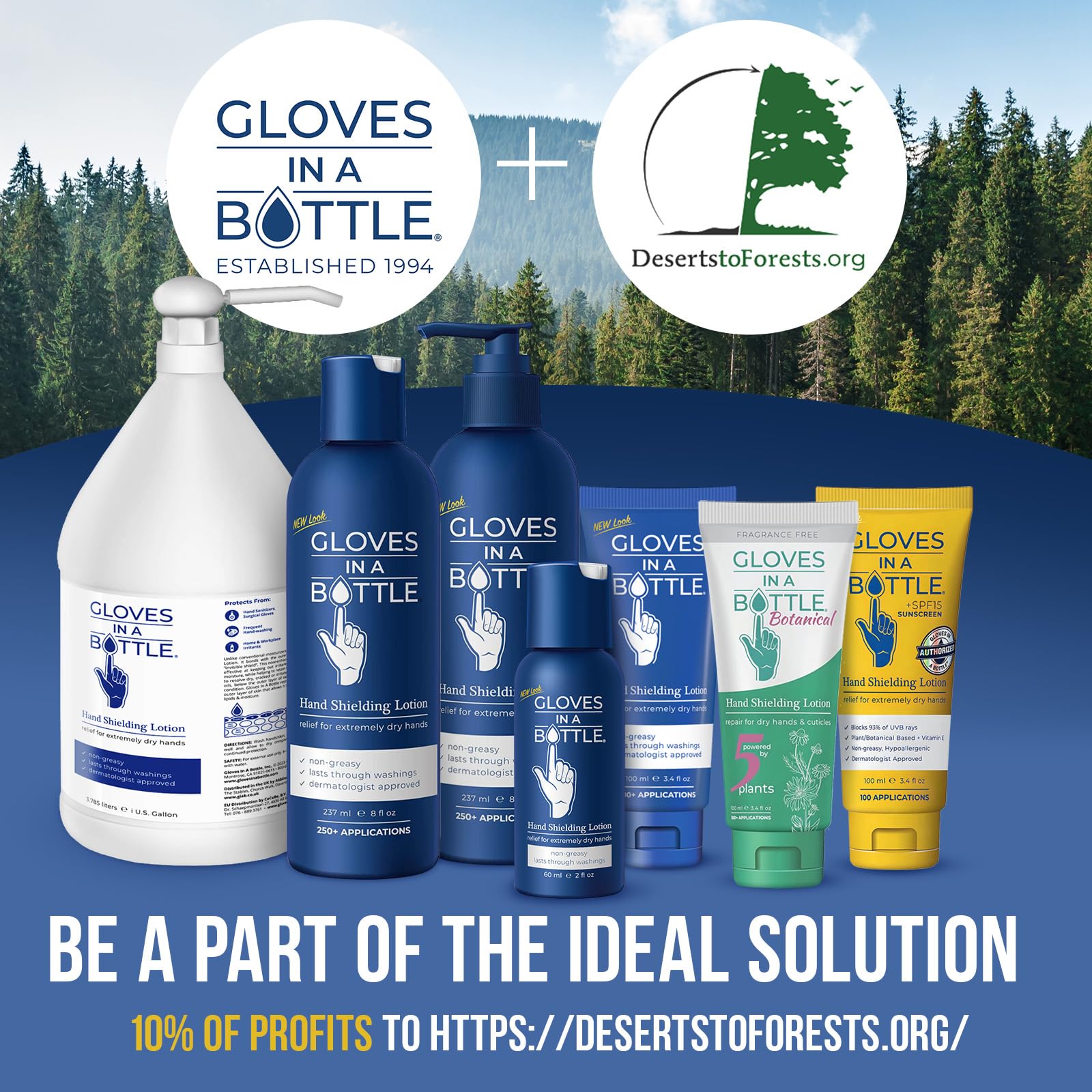 Gloves In A Bottle Title Psoriasis Eczema Relief Hand Lotion Travel Size - Shielding Lotion for Women, Men, 6 months old or older babies - Cracked Hands Repair Cream - 3.4 oz