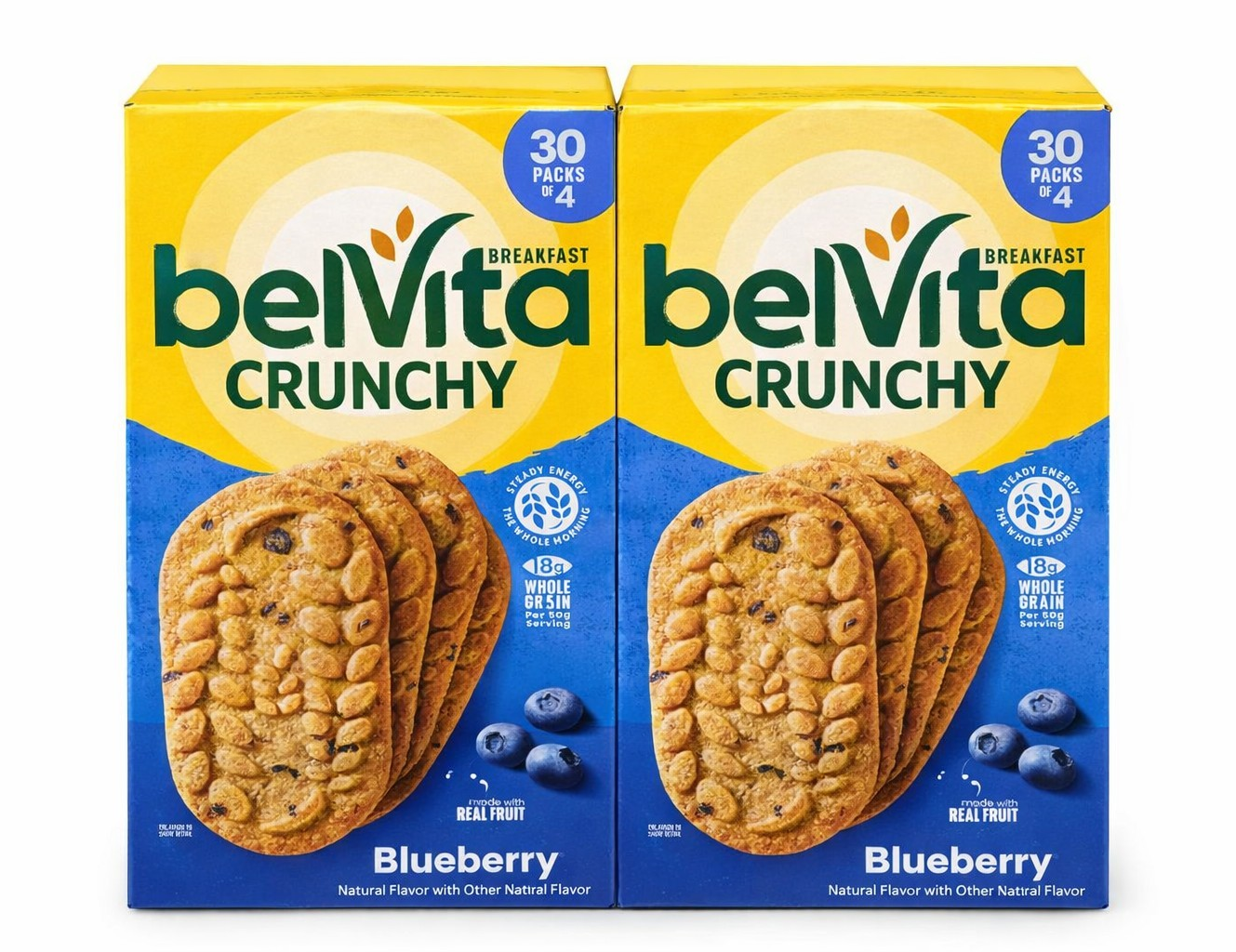 belVita Crunchy Blueberry Cookies 30 Packs
