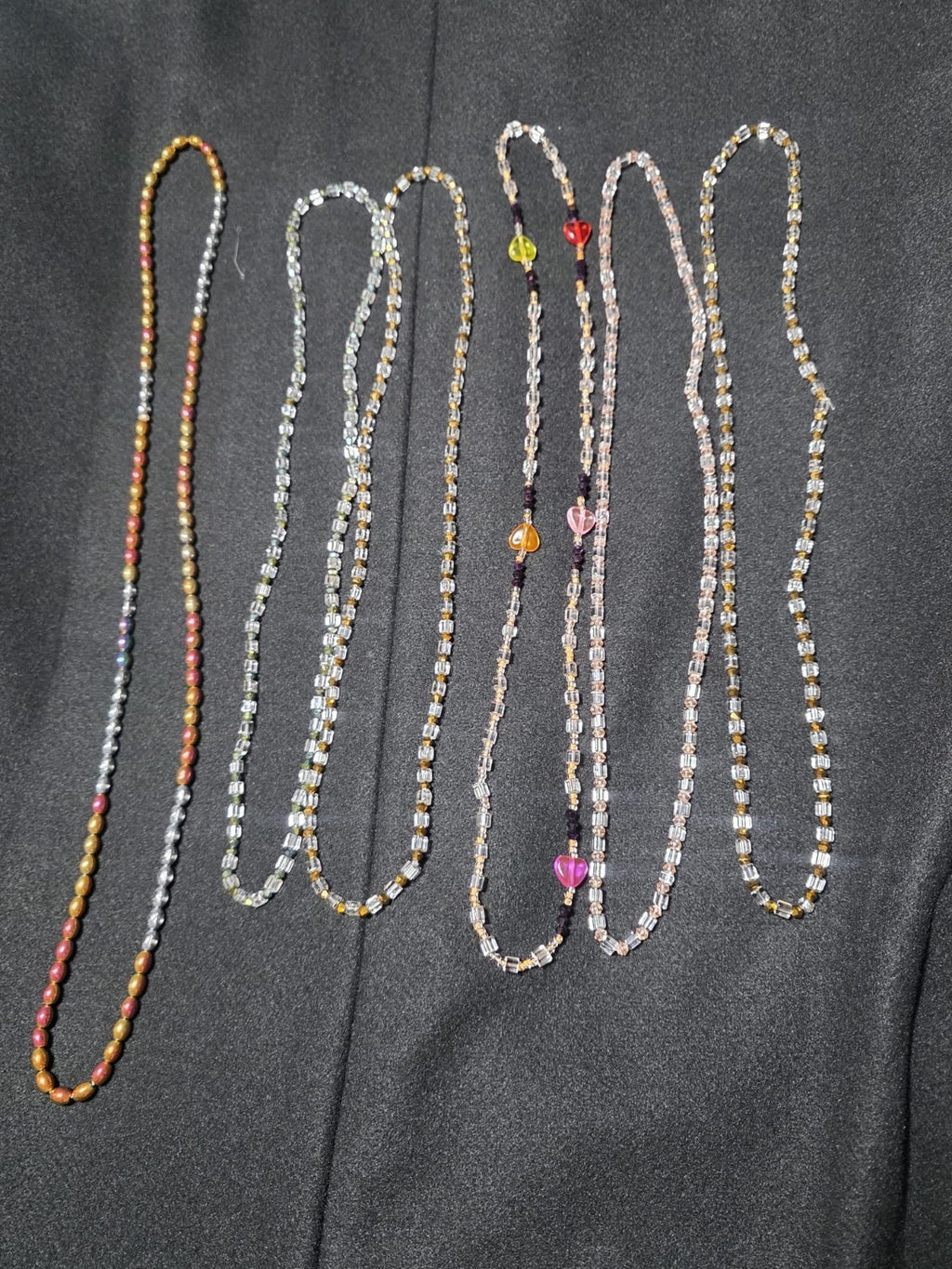 6 Handmade African Waist Beads / Anklets ✨.