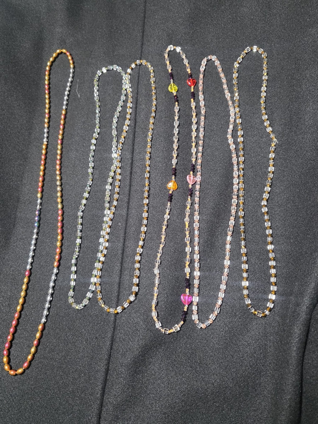 6 Handmade African Waist Beads / Anklets ✨.