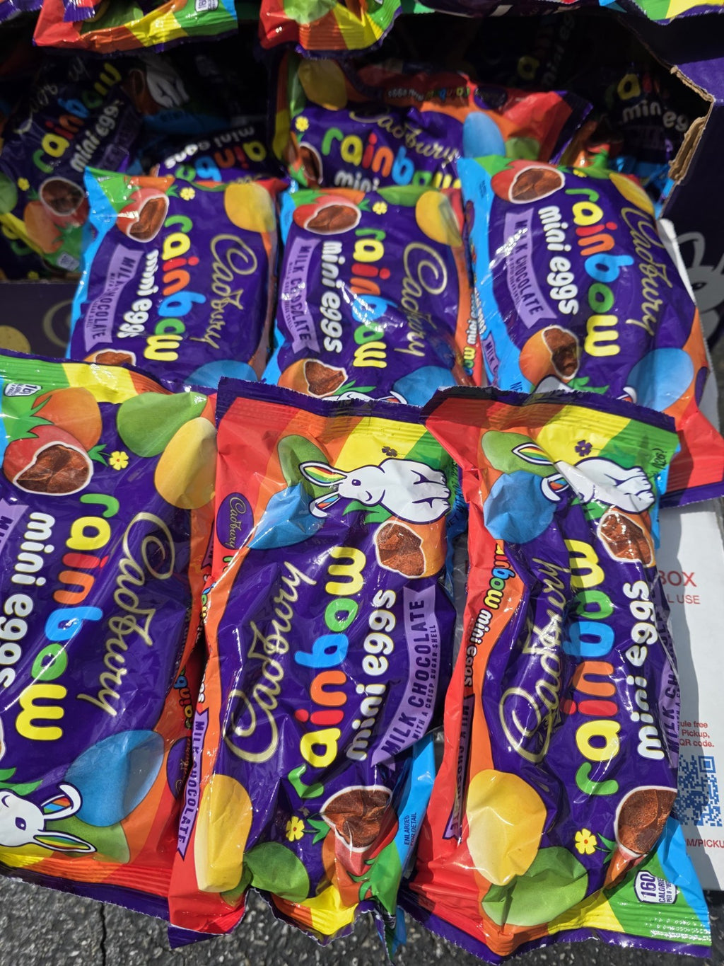 Cadbury Rainbow Mini Eggs Milk Chocolate 227g Bag Easter Chocolate