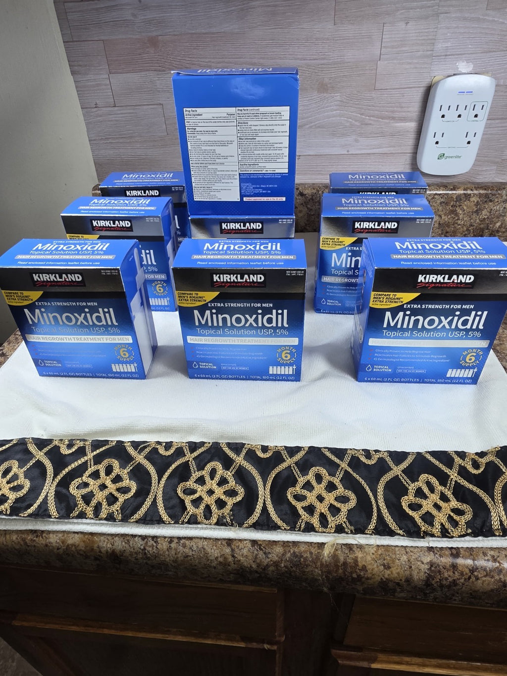 Kirkland Minoxidil 5% Hair Regrowth Treatment for Men Extra Strength( 2 Pack)