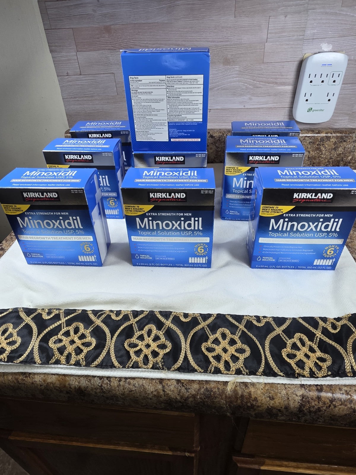 Kirkland Minoxidil 5% Hair Regrowth Treatment for Men Extra Strength( 2 Pack)
