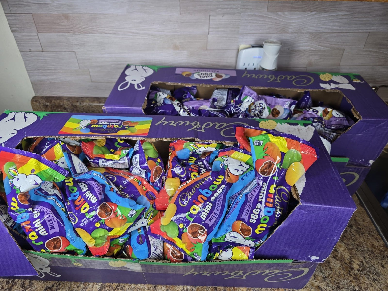 Cadbury Rainbow Mini Eggs Milk Chocolate 227g Bag Easter Chocolate ( pack of 2)