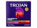 BRAND NEW Trojan Variety Pack Male Condom 40 Count