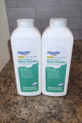 Equate Pure Cornstarch Baby Powder. Aloe Vera. Hypoallergenic  22 oz. pack of 2