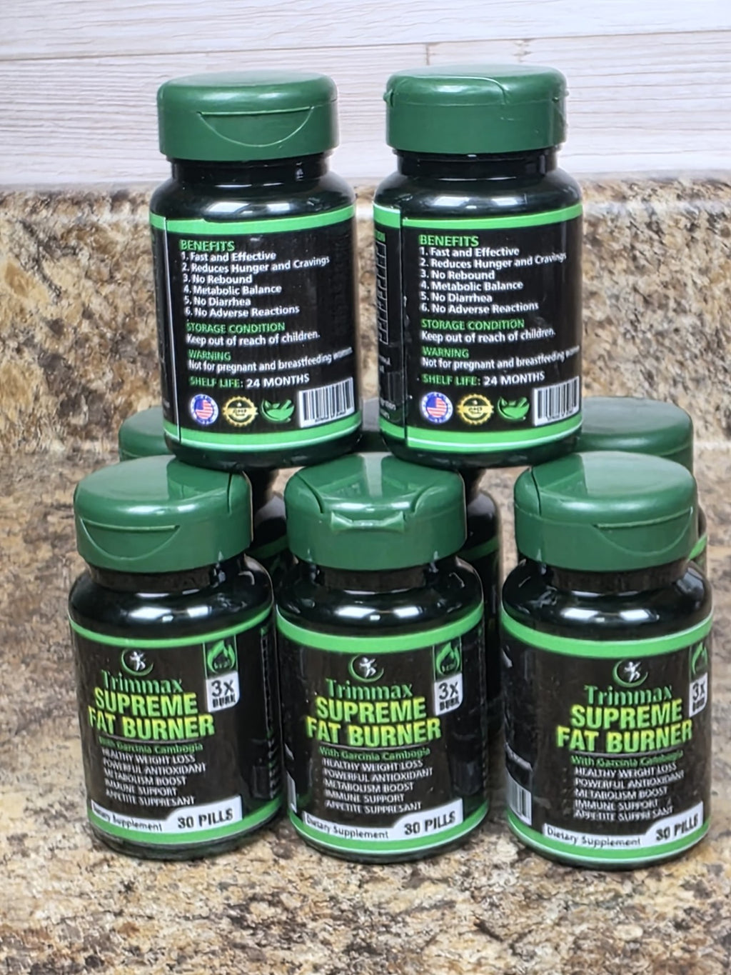 Trimmax Supreme Fat Burner Weight Loss Supplement 30 Pills Garcinia L-Carnitine