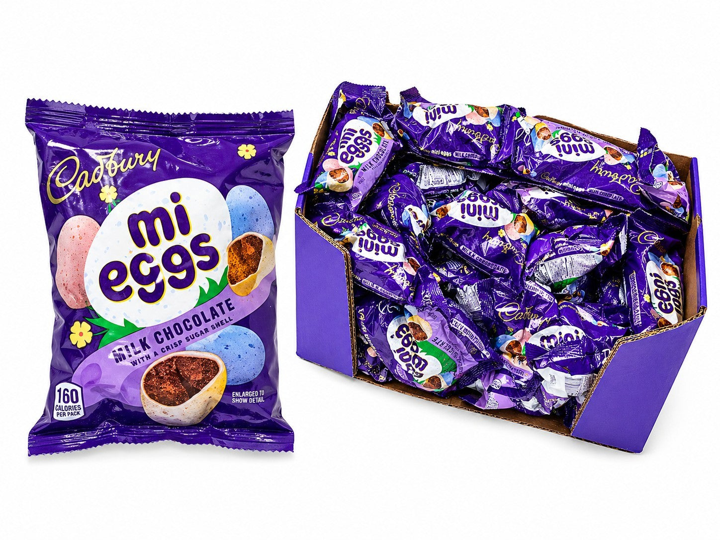 Cadbury Mini Eggs Milk Chocolate Bag Assorted Colors Pantry Snack 8 Servings