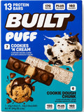 Built Bar Puff & Chunk Protein Bars, Variety Pack, 13 ct.