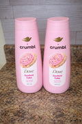 Dove Crumbl Limited Edition Confetti Cake Body Wash + Deo Gift Set, 2 Count