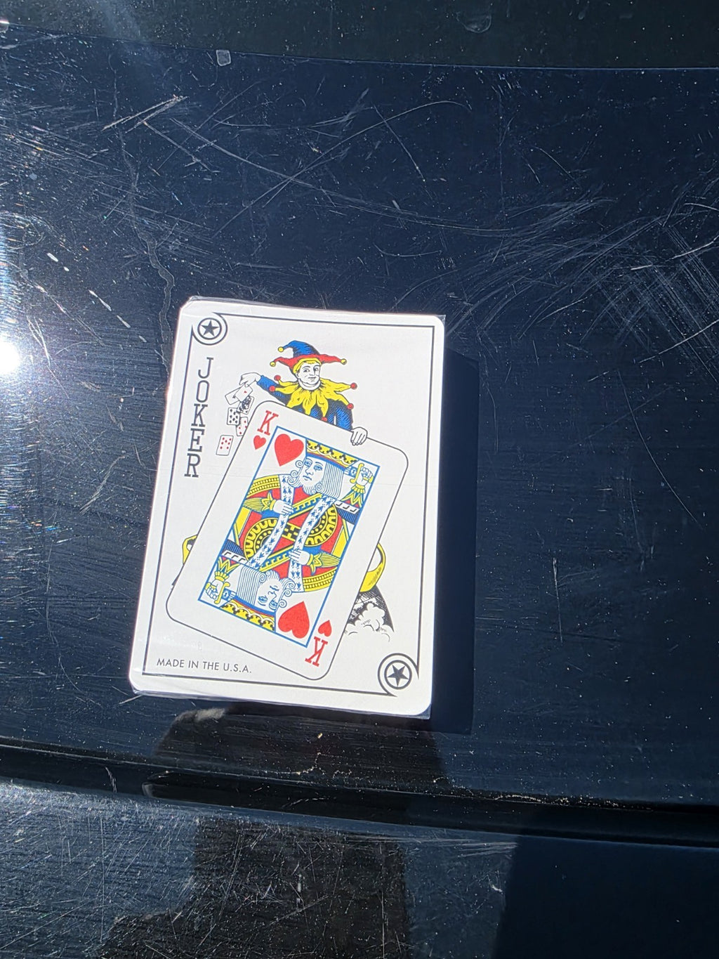 Standard Playing Cards Deck Joker King of Hearts Made in USA Classic Card Game