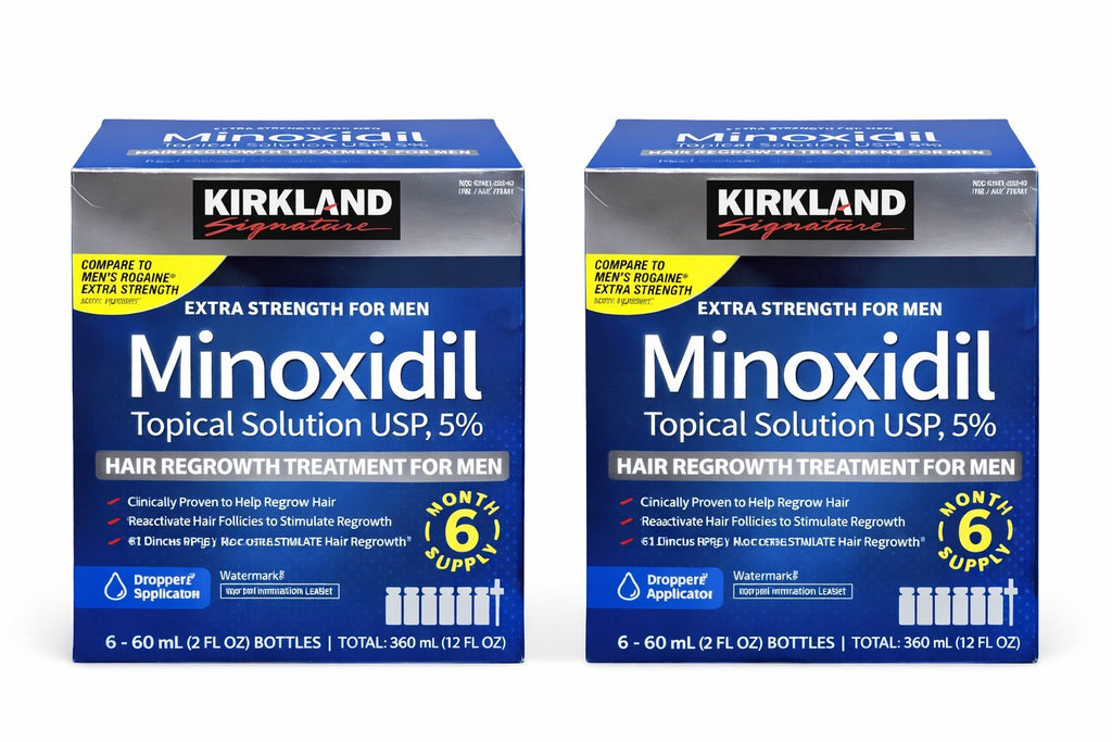 Kirkland Minoxidil 5% Extra Strength Men 6 Month Supply Hair Regrowth EXP 05/27+