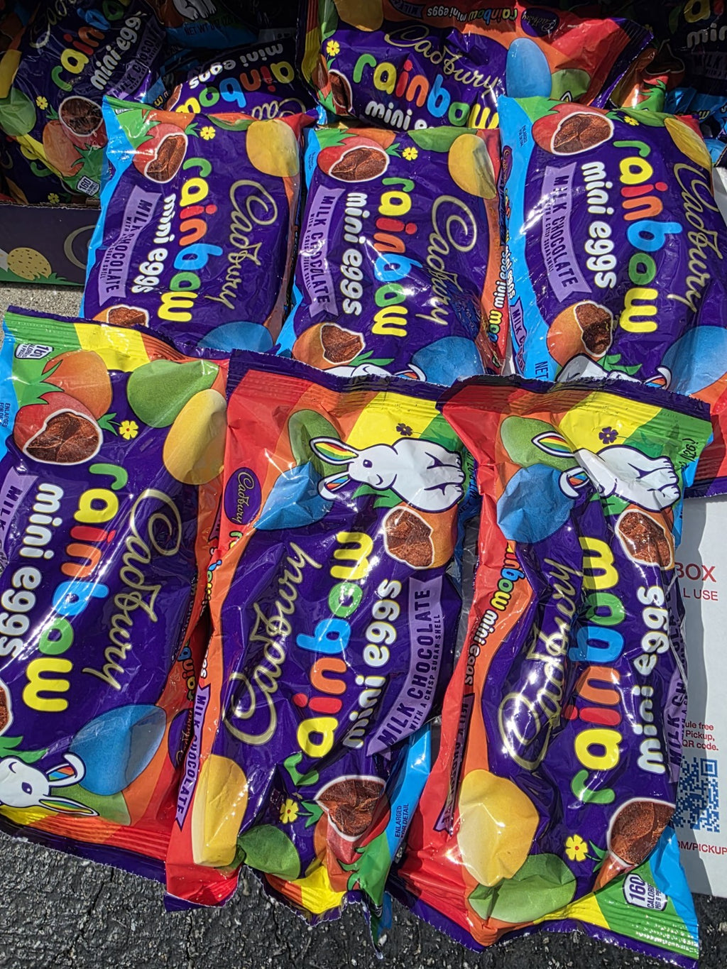 Cadbury Rainbow Mini Eggs Milk Chocolate 227g Bag Easter Chocolate
