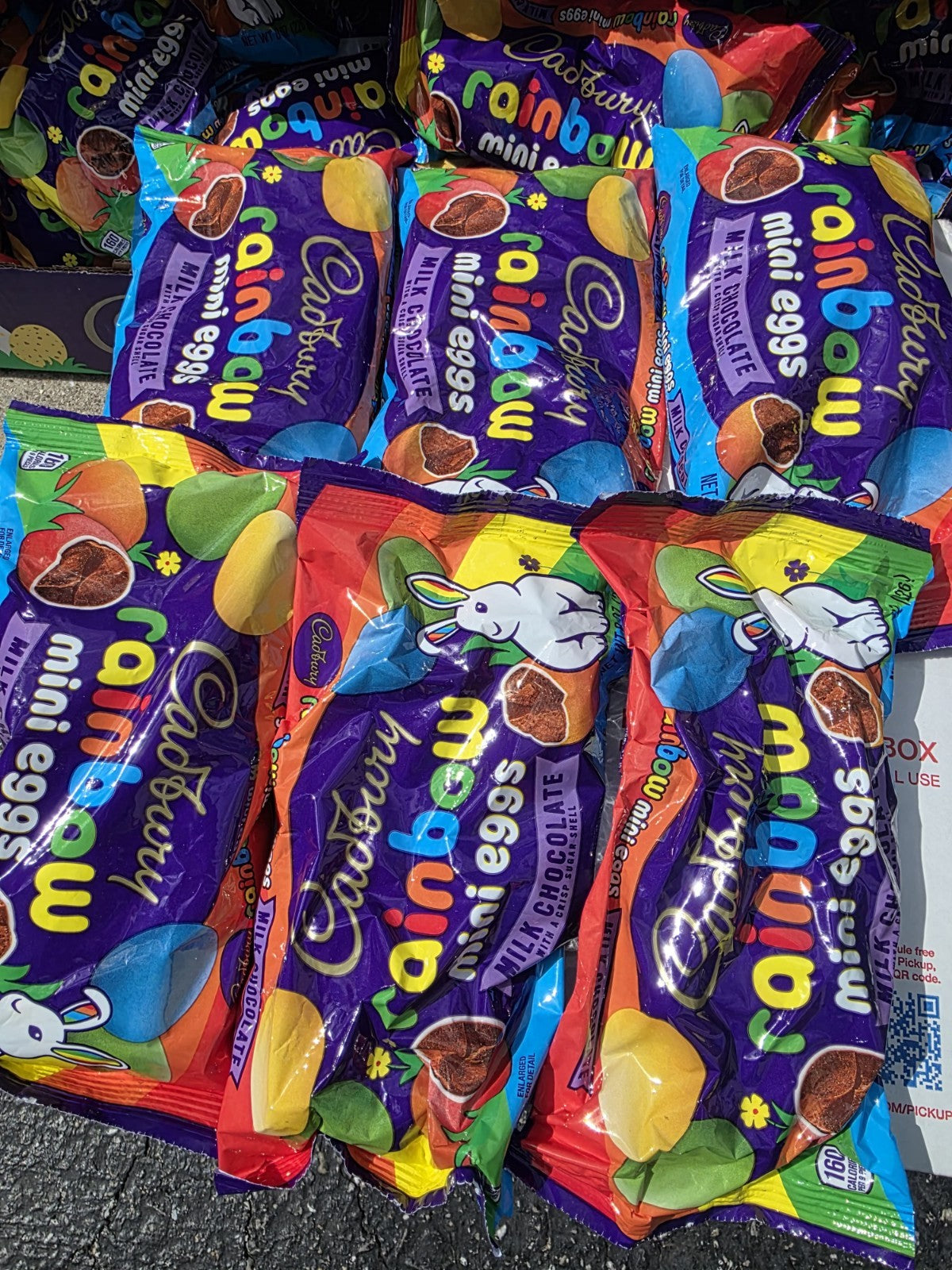 Cadbury Rainbow Mini Eggs Milk Chocolate 227g Bag Easter Chocolate