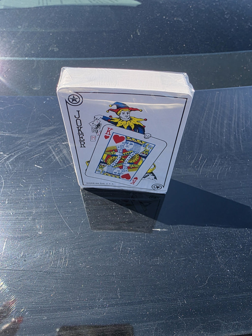 Standard Playing Cards Deck Joker King of Hearts Made in USA Classic Card Game