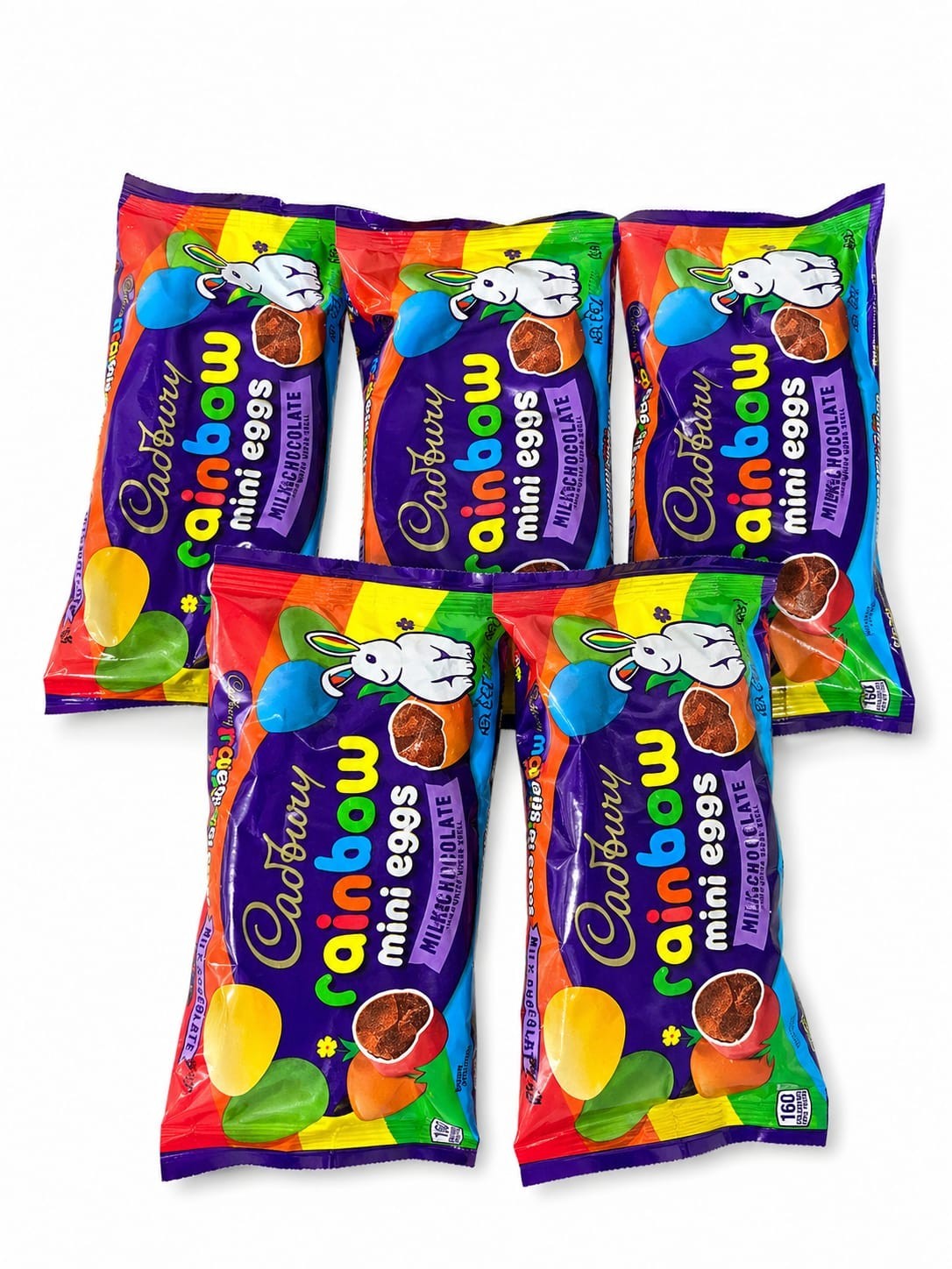 Cadbury Rainbow Mini Eggs Milk Chocolate 227g Bag Easter Chocolate