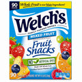 Welch's Mixed Fruit Snacks 90 Pouches Gluten Free Fat Free Bulk Box 4.5 lb