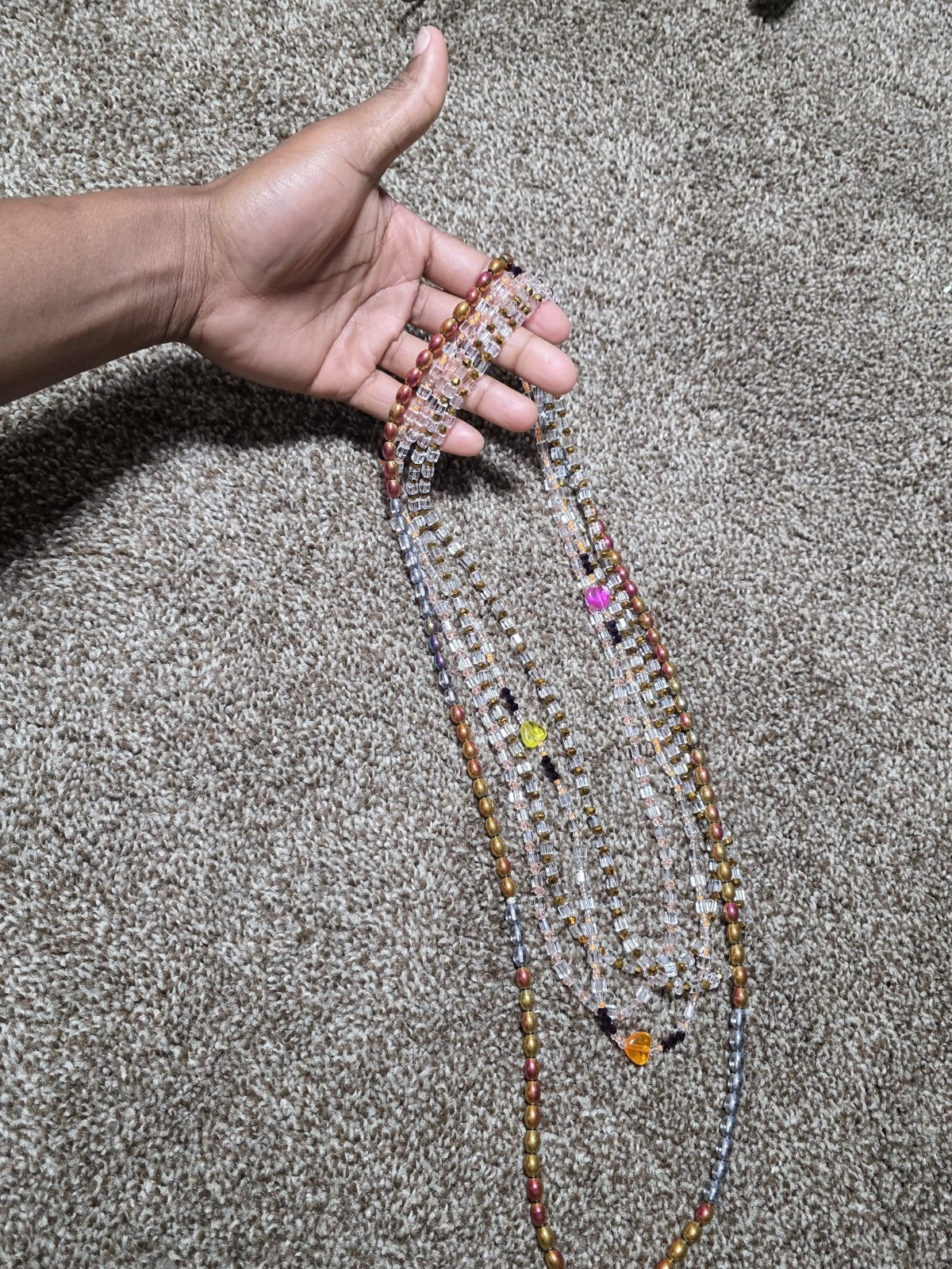 6 Handmade African Waist Beads / Anklets ✨.