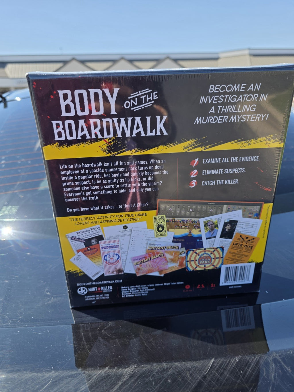 Hunt A Killer Body on the Boardwalk Immersive Murder Mystery Board Game