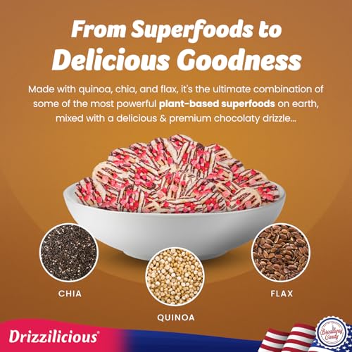 Drizzilicious Strawberry Chocolaty Bites, Mini Rice Cakes, 113g, Vegan, Gluten-Free
