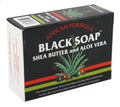 African Formula Black Soap 3.5 Ounce Shea Butter & Aloe Vera (Pack of 3)