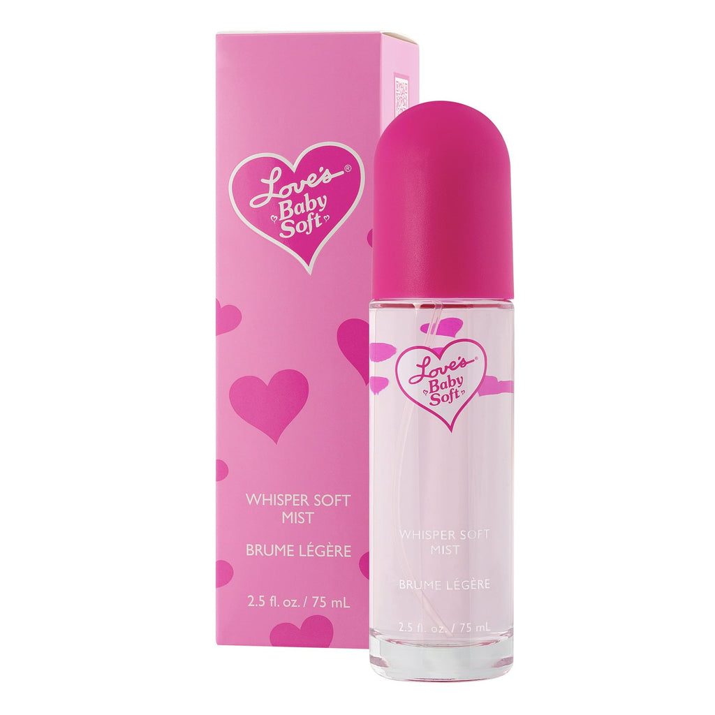 Love's Baby Soft Whisper Soft Mist, Perfume Spray 2.5 Fl Oz, Scent Category: Floral, Powder, TOP NOTES: Lemon Leaf, Orange