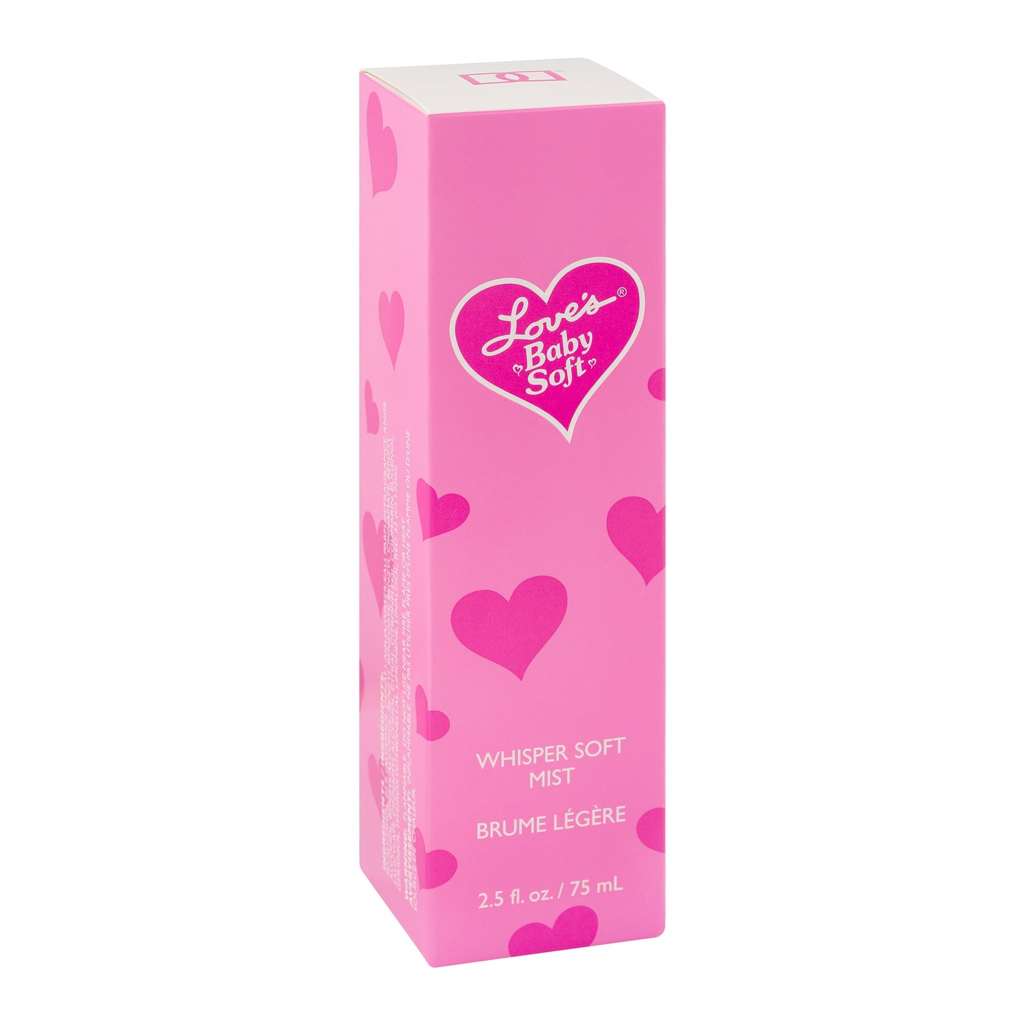 Love's Baby Soft Whisper Soft Mist, Perfume Spray 2.5 Fl Oz, Scent Category: Floral, Powder, TOP NOTES: Lemon Leaf, Orange