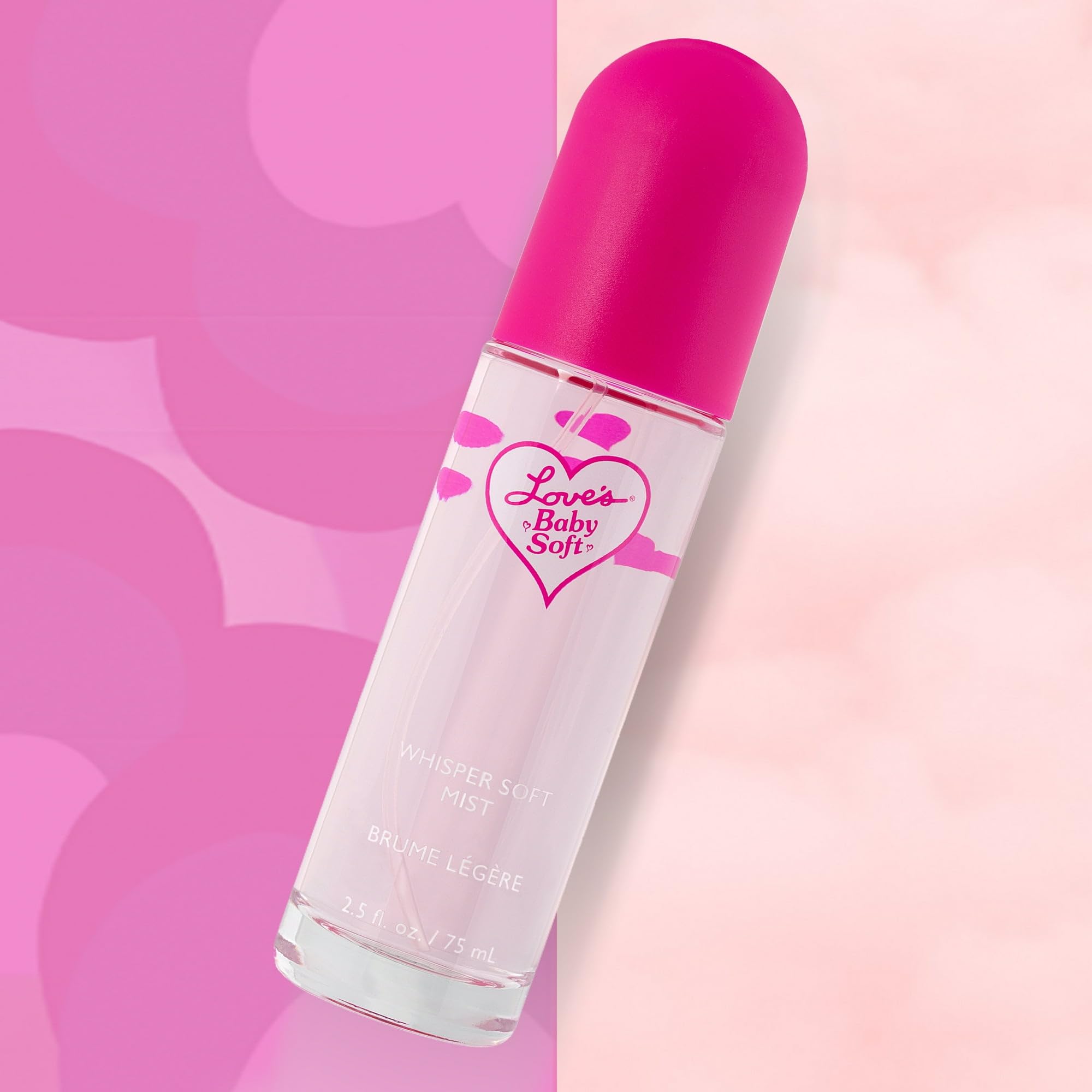 Love's Baby Soft Whisper Soft Mist, Perfume Spray 2.5 Fl Oz, Scent Category: Floral, Powder, TOP NOTES: Lemon Leaf, Orange