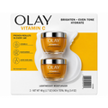 Olay Vitamin C Moisturizer Set, 2 x 48g, Brighten Even Tone Hydrate