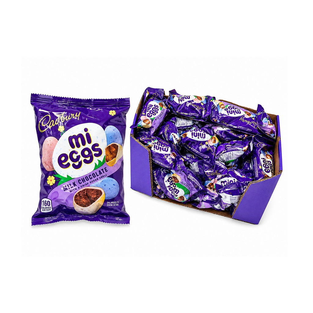 Cadbury Mini Eggs Milk Chocolate Bag Assorted Colors Pantry Snack 8 Servings