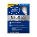 Berkley Jensen Minoxidil 5% Men Unscented Foam Hair Regrowth 4 Month 4x60g