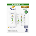 Dove Aluminum Free Deodorant Stick Cucumber & Green Tea 2.6 oz (4 counts)