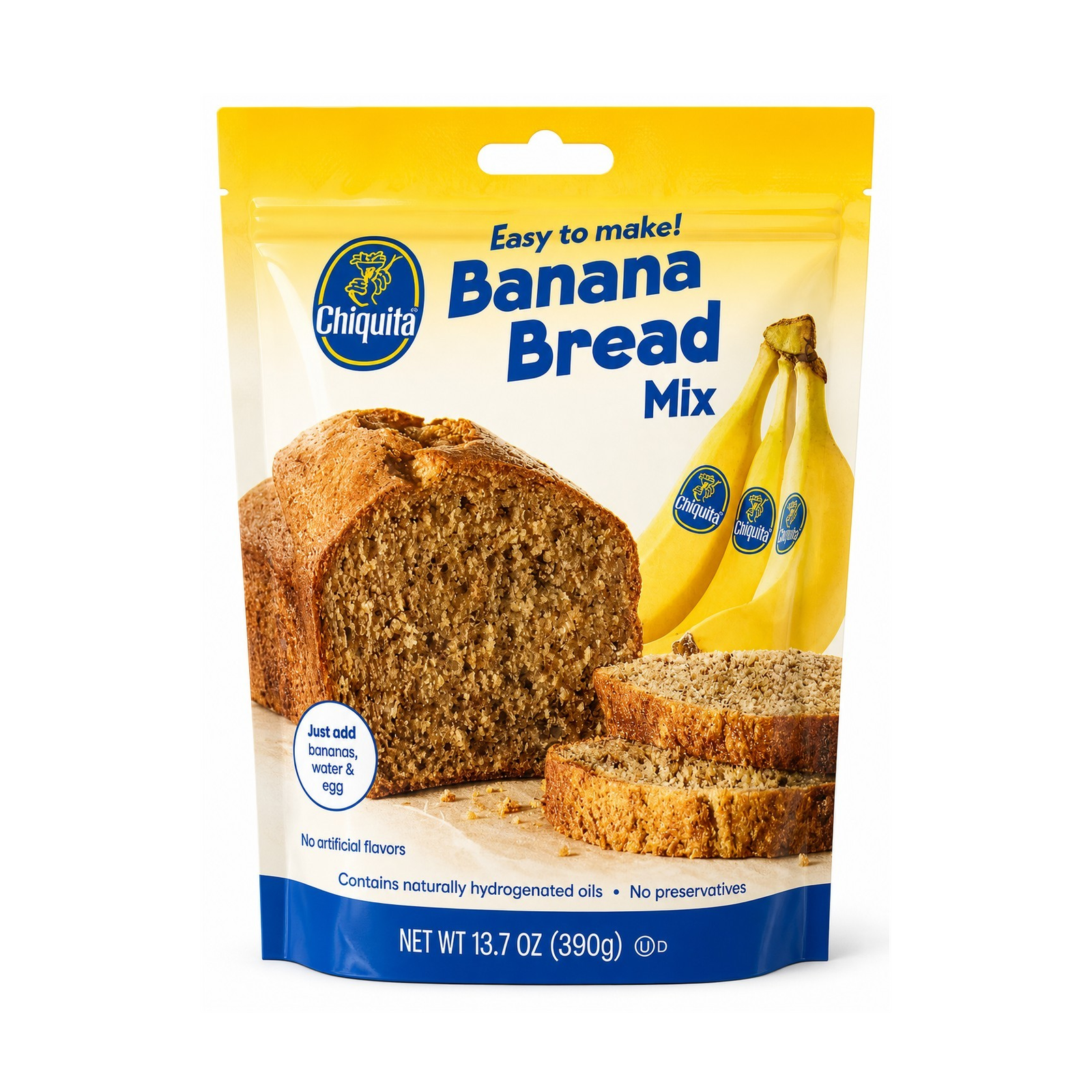 Chiquita Banana Bread Mix 13.7 oz (390g) Baking Mix Pantry Banana Flavor(3 pks)