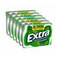 Wrigley's Extra Long Lasting Flavor Spearmint Sugar Free Gum 35 Sticks (6 pack) 