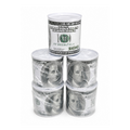 Tin Piggy Banks with Hundred Dollar Bill Design, $100 Bill Money Style(1 ct)