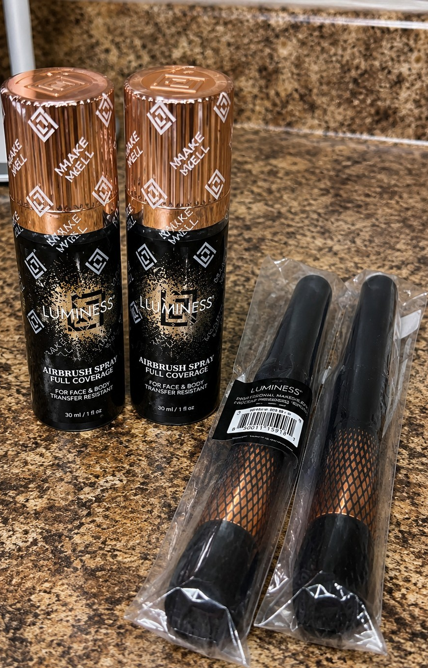 Luminess Airbrush Spray Full Coverage Foundation Set with Brushes