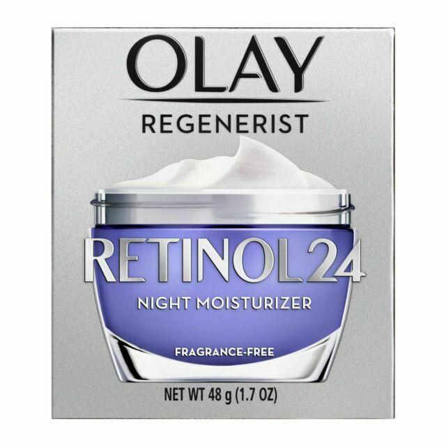 Olay Regenerist Retinol 24 Night Cream 2 Pack Collagen Peptide Moisturizer 3.4oz